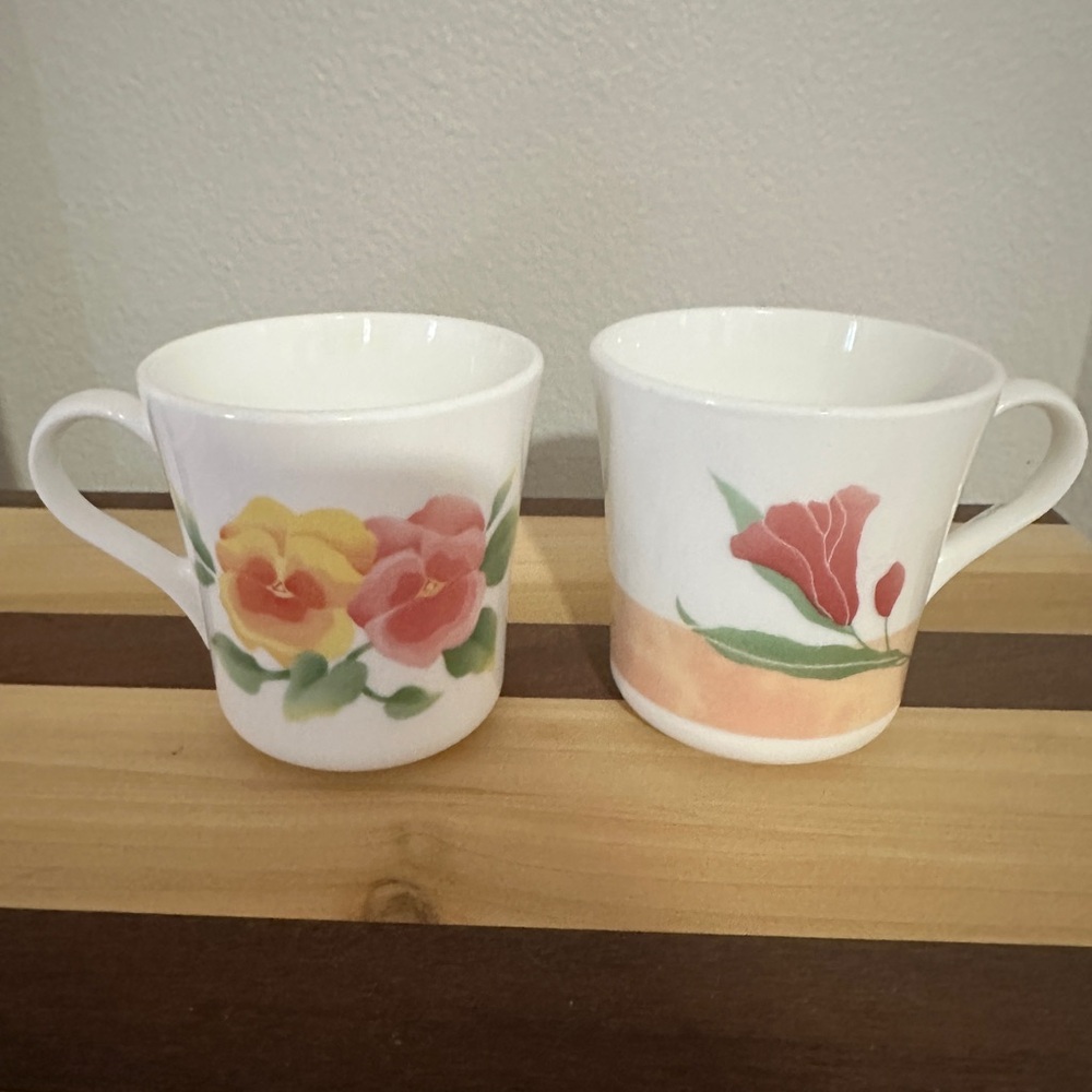 Set of Corning Corelle‎ Mugs - Made in USA